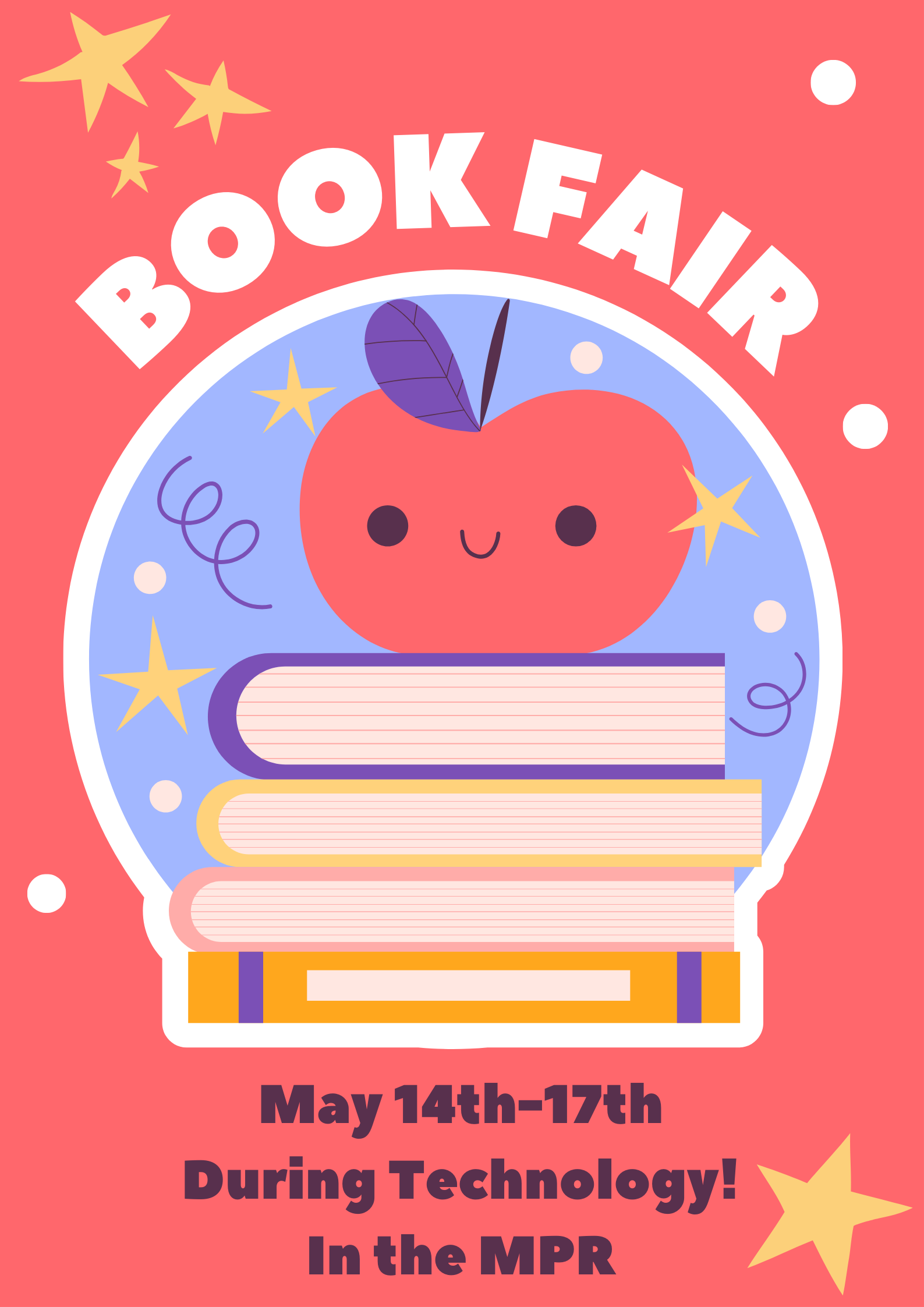 Colorful Book Fair Poster